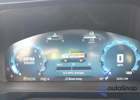 2025 Ford Bronco Heritage Edition из США, поврежденный, VIN 1FMEE4DP7SLA57041